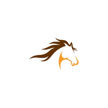 Horse logo with title 'horse logo' vector