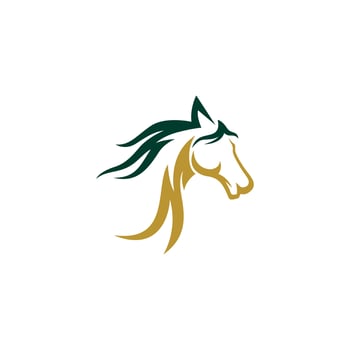 Horse logo with title 'horse logo' vector