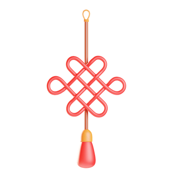 Chinese Lucky Charm 3d Illustration png
