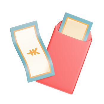 Red Envelopes 3d Illustration png
