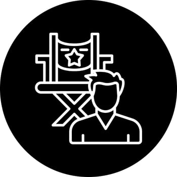 Director Male Vector Icon Style