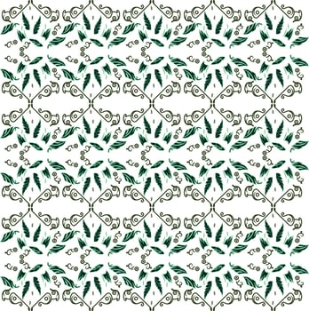 Vintage ornamental background seamless floral pattern vector