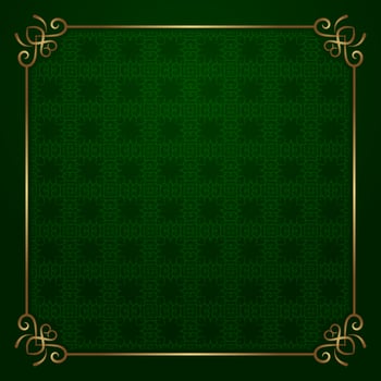 floral pattern, with vintage frame vector