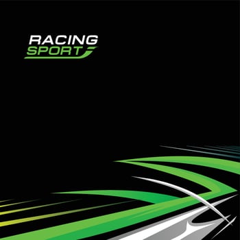 Racing Sports Background Vector Illustration