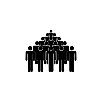 people, group, team, triangle vector icon
