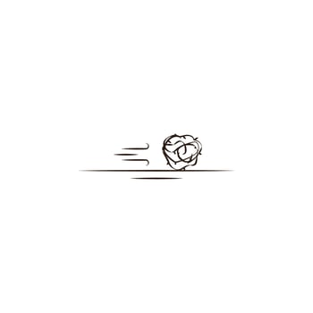 tumbleweed desert vector icon
