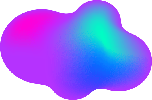 Gradient blob shape. Abstract organic random form. Liquid fluid background. Amoeba bubble and splash. Memphis element png