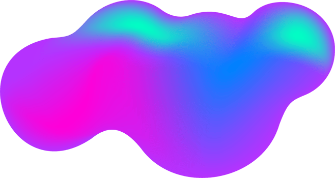 Gradient blob shape. Abstract organic random form. Liquid fluid background. Amoeba bubble and splash. Memphis element png