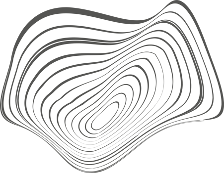 Tree rings organic pattern. Topography line circle. Nature wavy contour shape. Topographic icon png