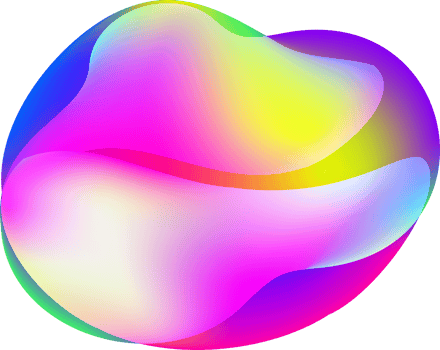Liquid gradient shape. Fluid abstract color background. Holographic organic 3D design. Neon futuristic element. Blend bubble png