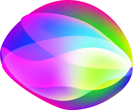 Liquid gradient shape. Fluid abstract color background. Holographic organic 3D design. Neon futuristic element. Blend bubble png
