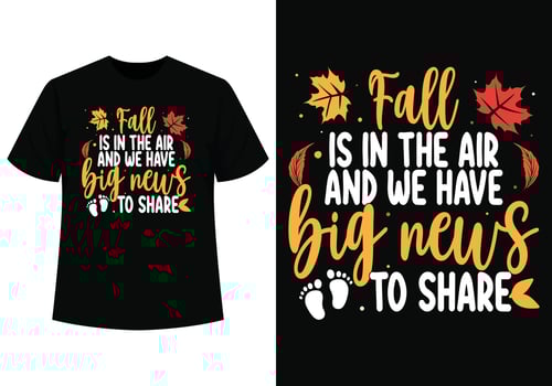 Big news to share t-shirt design vector
