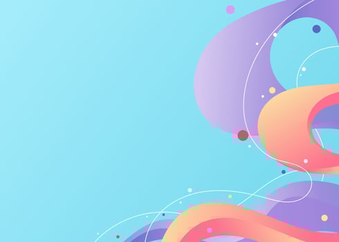 colorful abstract waves background vector