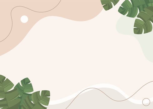 background with illustration of leaves vector