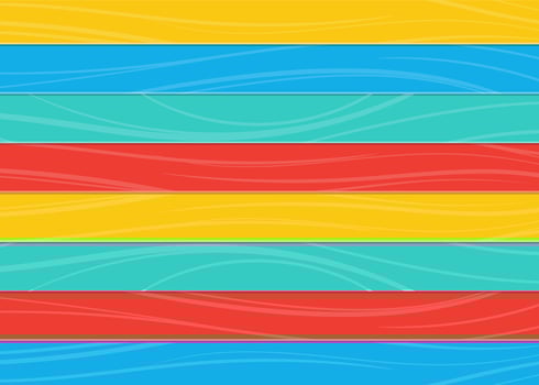 colorful wooden planks vector