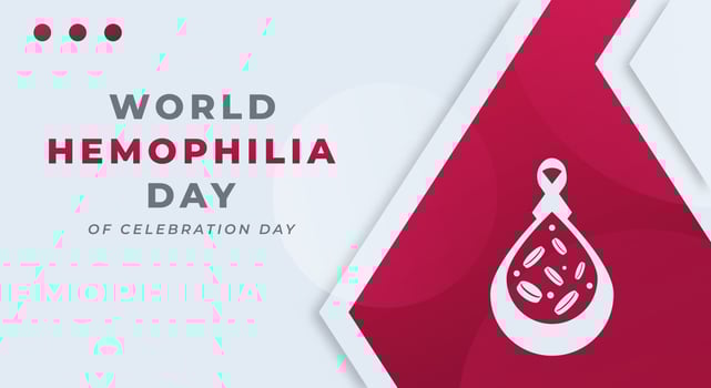 World Hemophilia Day Celebration Vector Design Illustration for Background, Poster, Banner, Advertising, Greeting Card