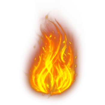 Realistic burning fire flames, Burning hot sparks realistic fire flame, Fire flames effect png