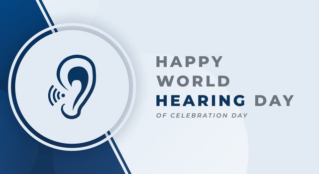World Hearing Day Celebration Vector Design Illustration for Background, Poster, Banner, Advertising, Greeting Card