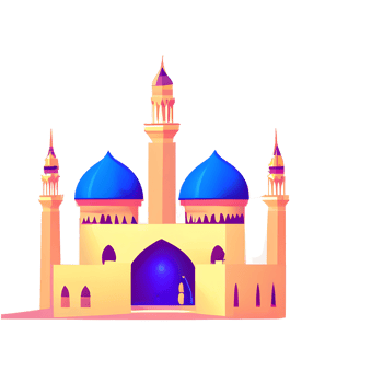festive EID mubarak gradient illustration png