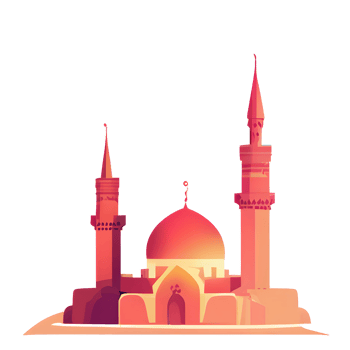 festive EID mubarak gradient illustration png