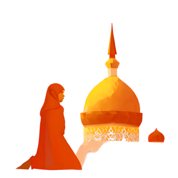festive EID mubarak gradient illustration png
