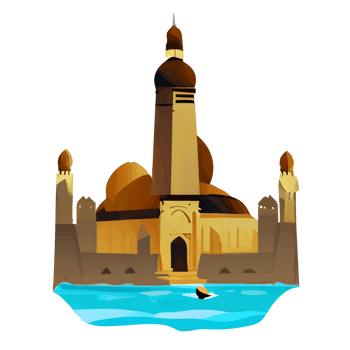 festive EID mubarak gradient illustration png