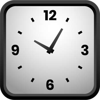 Modern gradient Wall clock icon png