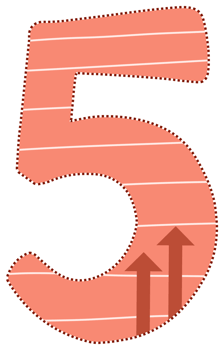 Cute colorful numbers for graphics or learning media decoration. png