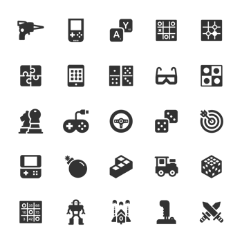 Icon set - game and toy png