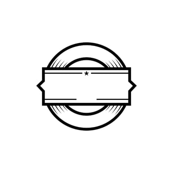 Template Stamps Vector, Rounded stamps vector