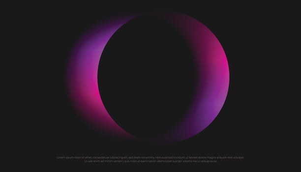 Modern Deep Colorful Premium Geometric on Dark Background. Dynamic Shapes Composition. Vector Illustration
