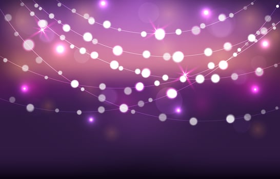 Beautiful Fairy Light Effect Background vector
