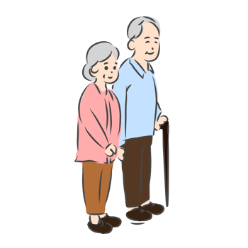 An old person character png