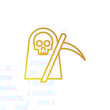 devil icon. gradirnt icon vector