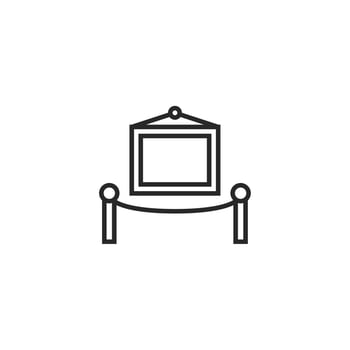 Museum icon, isolated Museum sign icon, vector illustration