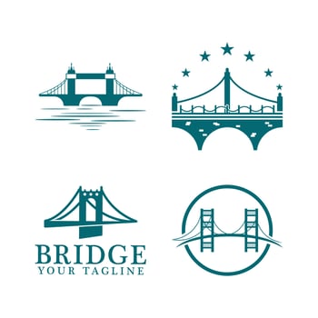 Bridge logo template vector icon