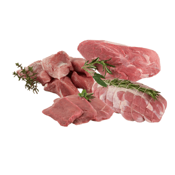 Fresh thinly sliced steak marinated with spices with cut out isolated on background transparent png