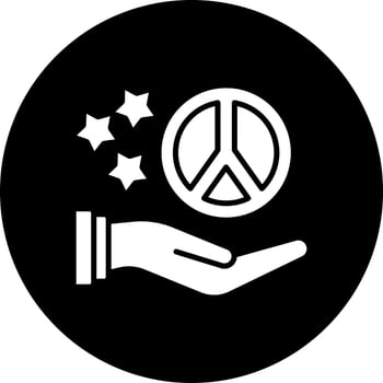 Peace Vector Icon Style