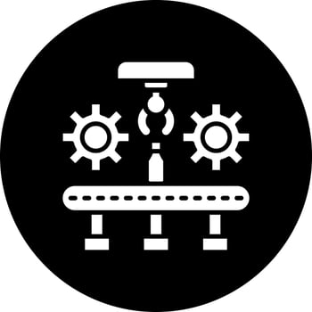 Manufacture Vector Icon Style