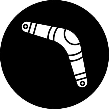 Boomerang Vector Icon Style