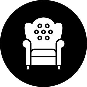 Armchair Vector Icon Style