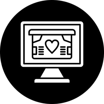 Online Donation Vector Icon Style