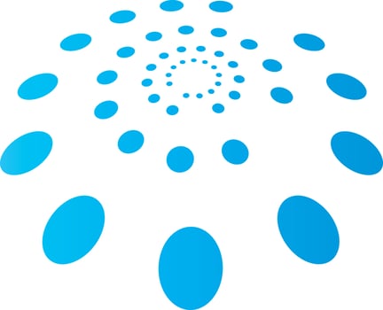Logo Design Graphic Element Created With Dots In Illustrator And Saved vector