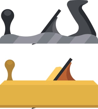 Vector Image Of A Wooden Jack Plane