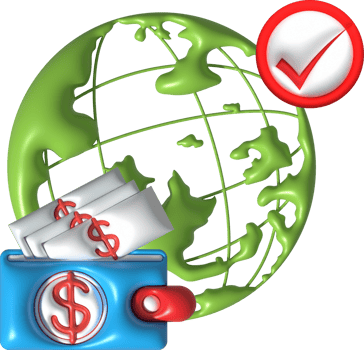 3D Illustration  icon symbol about financial transactions anywhere png