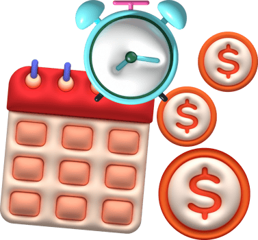 illustration 3D, calendar, tax and finance payment deadlines png