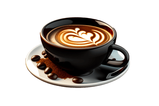 Coffee cup 3d realistic free png download.
