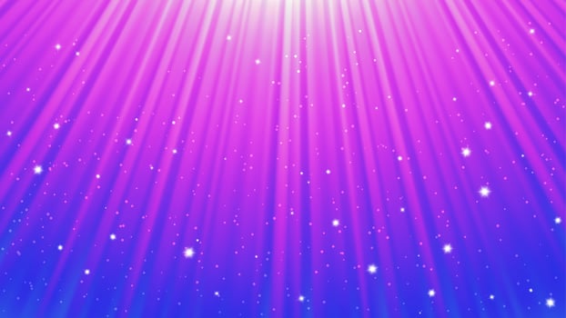Sunlight rays background with light effects. Blue backdrop with light of radiance. Vector illustration