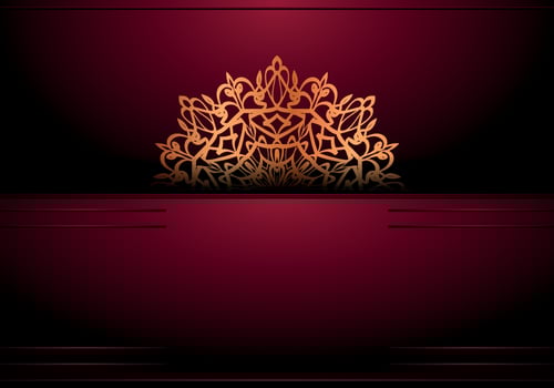 Luxury mandala background ornamental, arabesque style With Golden Arabesque Pattern Style. Decorative Mandala Ornament For Print, Brochure, Banner, Cover, Poster, Invitation Card vector