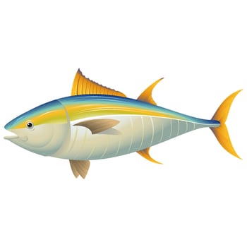 Cute Sea fish Cartoon vector